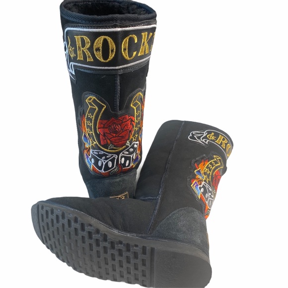 Htf Koolaburra Hot Rock N Roll Appliqu 